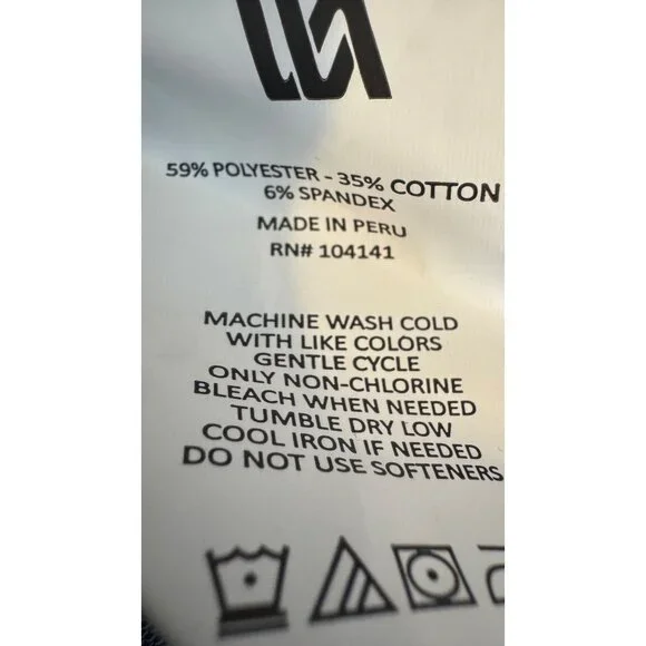 NWT VRST XXL Mens Blue Graphic Polo Golf Shirt Moisture-Wicking & Breathable - Picture 15 of 15